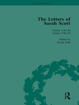 cover image of The Letters of Sarah Scott Vol 2